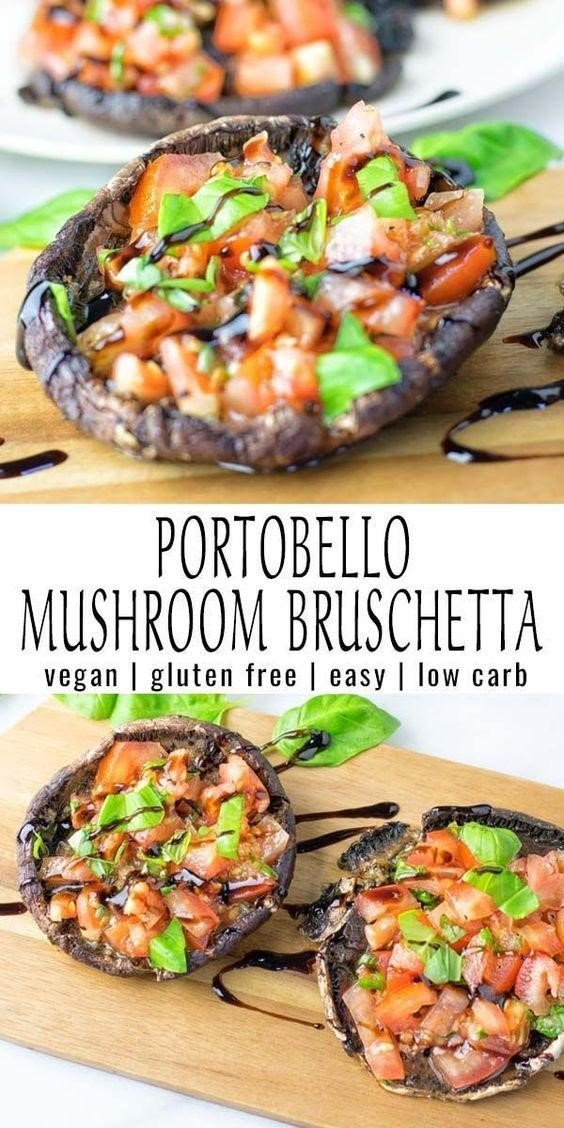 portobello mushroom stuffed vegan recipe 2