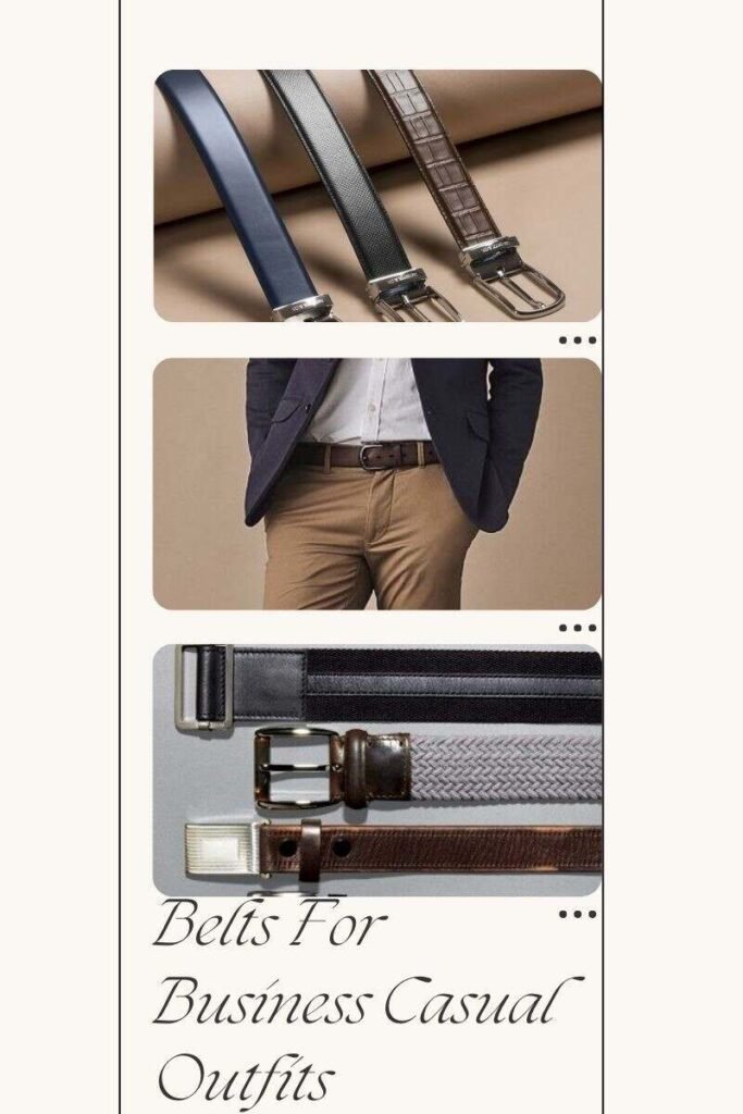 business casual for men accessories belts