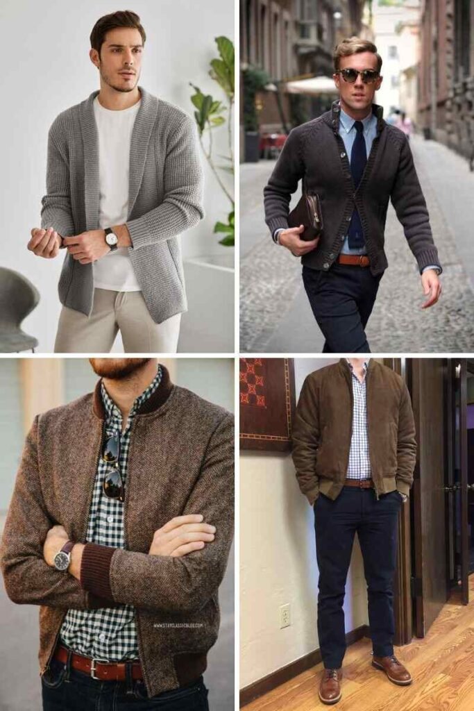 swap blazers with jackets as business casual for men