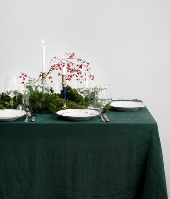 christmas table cloth decor2