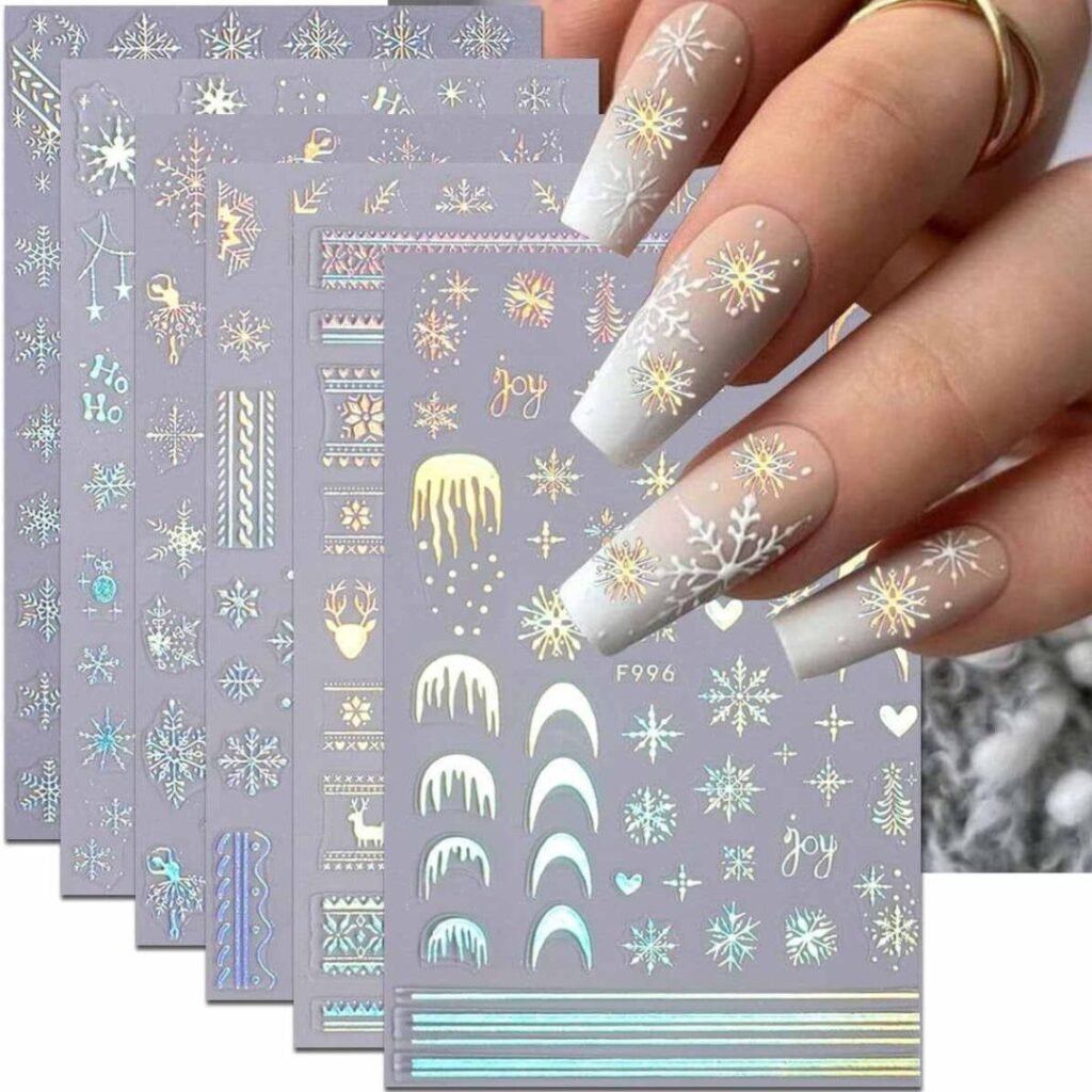 christmas nail stencil1