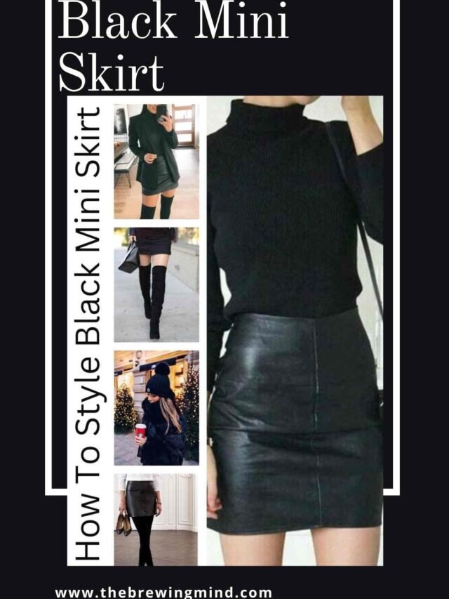 style black mini skrit 1