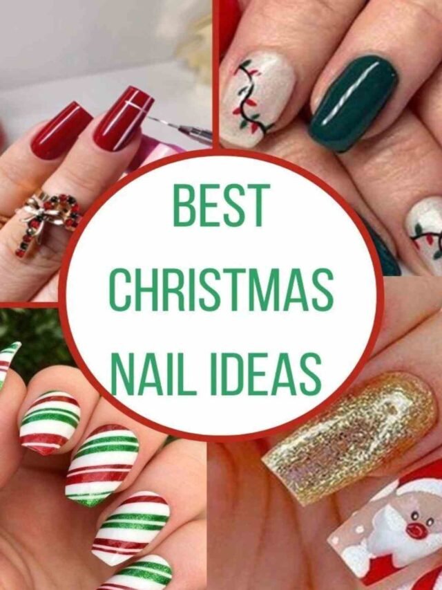 christmas nails arts desgins