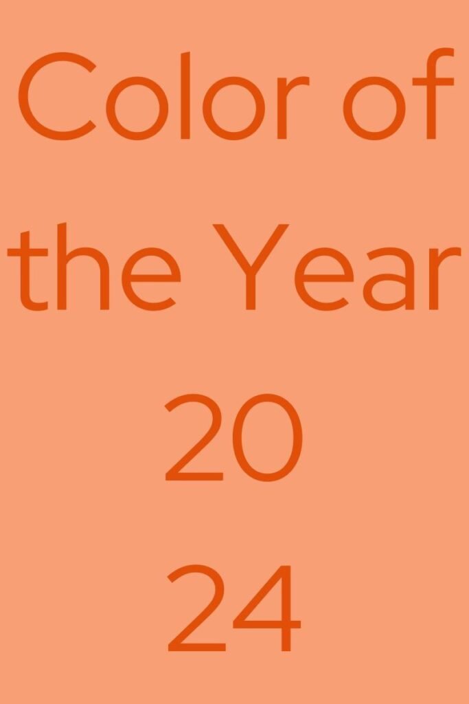 Unveiling Pantone's Color of the Year 2024 as PANTONE 131023 Peach