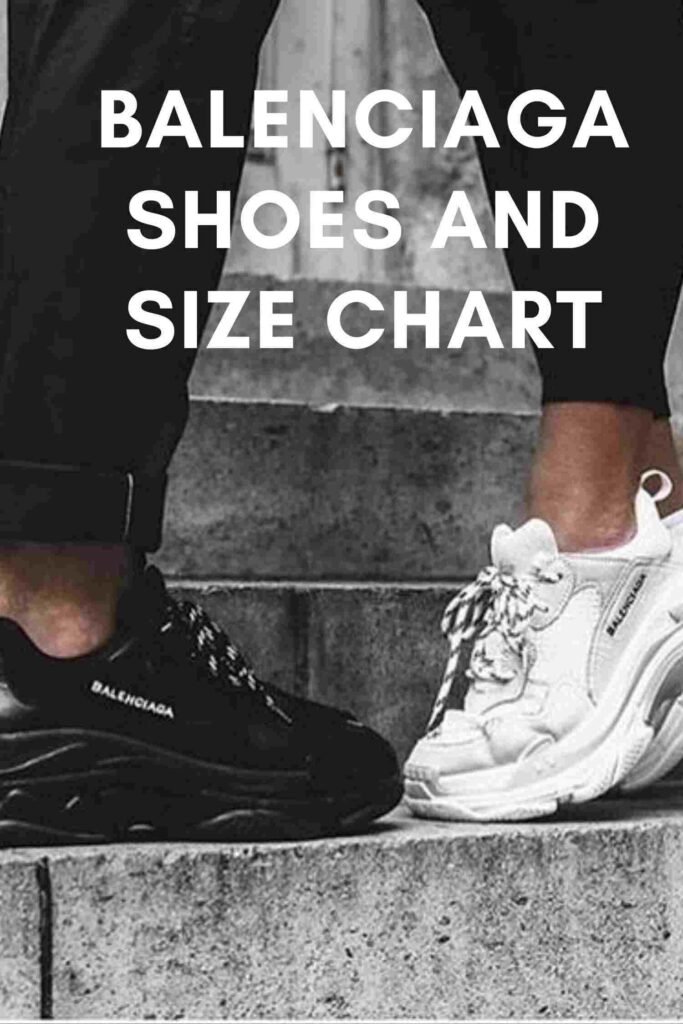 balenciaga shoes size chart m