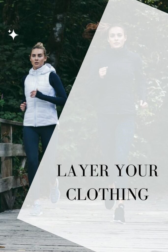 layer clothing winter outdoor running gear