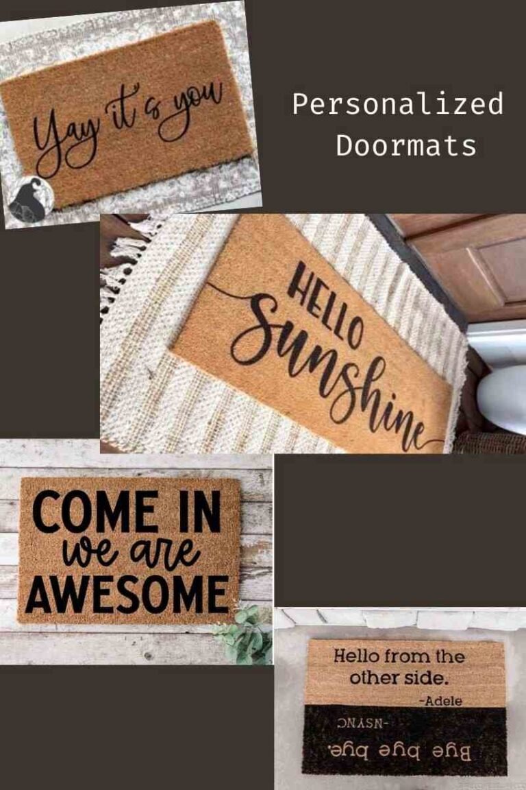 personalised door mats creative door decorating ideas