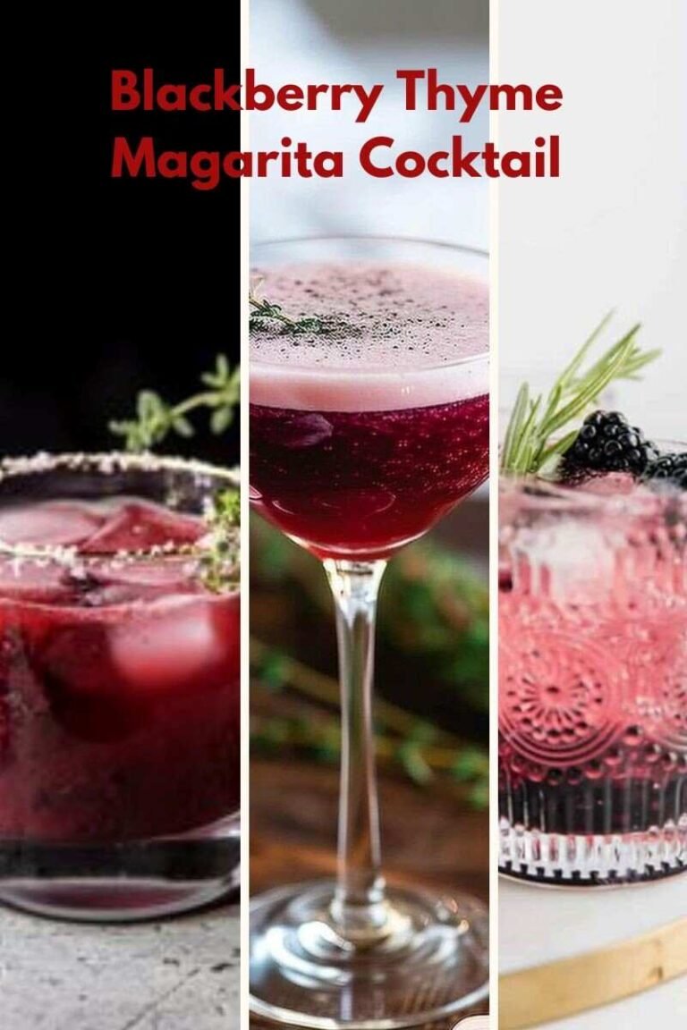 blackberry cocktails ideas thyme magrita cocktail