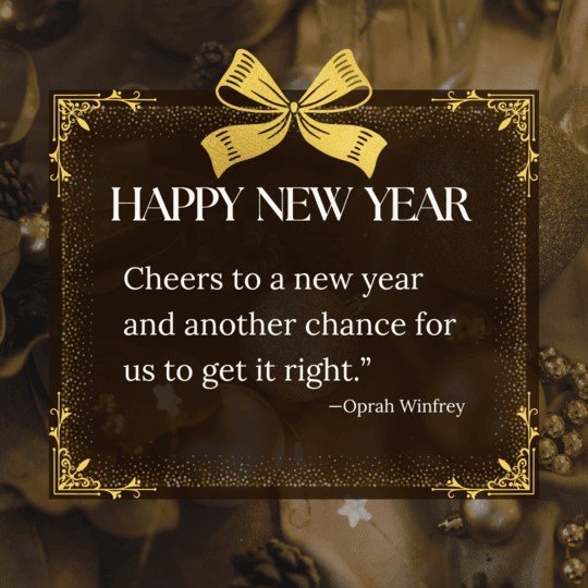 new year wishes and messages oprah winfrey