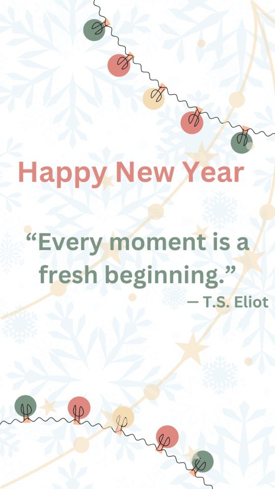 happy new year wishes and messages quotes ts elliot