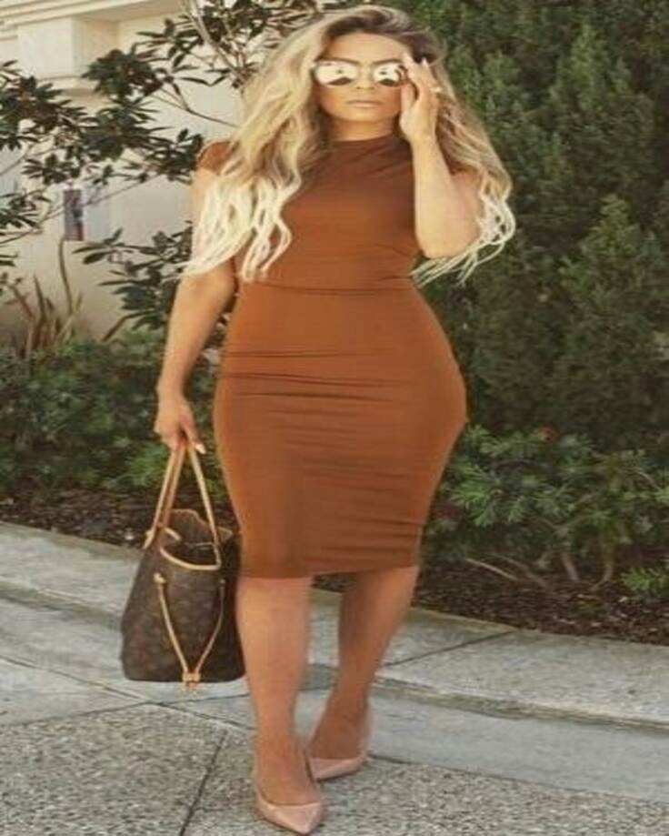 mocha mousse single peice dress