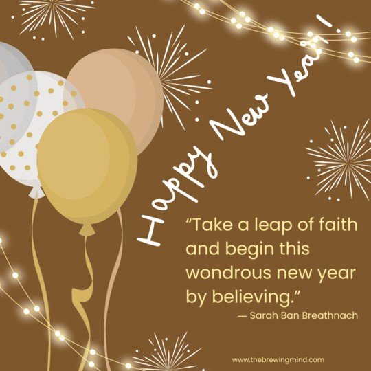 happy new year quote faith believing