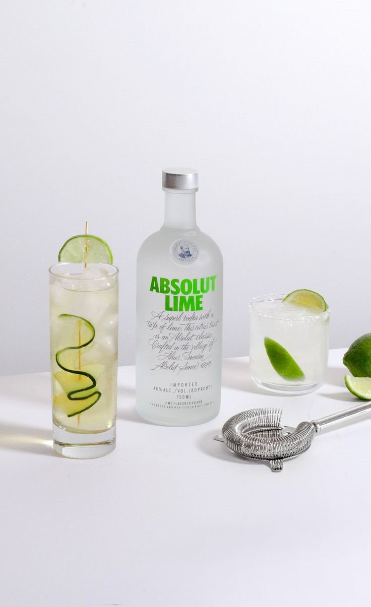 absolute lime low sugar alcoholic dirnks